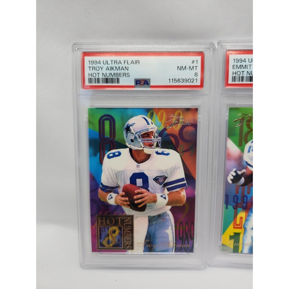 1994 Dallas Cowboys Stars Hot Numbers Aikman Smith Irvin - Picture 2 of 7